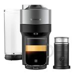 Nespresso Vertuo Pop+ Deluxe Coffee and Espresso Machine by Breville with Aeroccino Milk Frother - Titan