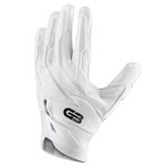 Grip Boost Raptor 2.0 Padded Men's Football Gloves with Boost Plus Grip Technology (White, XX-Large)