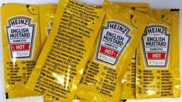 25 x Heinz English Mustard - Individual 5g sachets