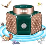 Rodent Repellent Ultrasonic Plug in,Mouse Deterrent Ultrasonic Pest Repeller Indoor Rodent Control,Mice Repellent Indoor with Strobes Light to Keep Rodent Squirrel Out of Attic Garage House (Green)