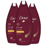 3 Pack Dove Pro Age Body Wash with 0% Sulfate SLES for Nourishing Aging Skin, 720ml