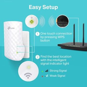 TP-Link WiFi Extender – RE220 Range Booster with Ethernet Port