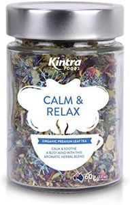 Kintra Foods Organic Premium Calm and Relax Loose Leaf Tea, 60g