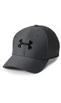 Under Armour Boys' Blitzing 3.0 Cap, Graphite/Black, Small/Medium