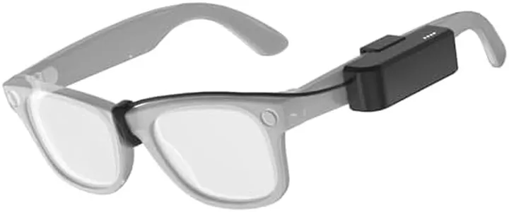 Charger Compatible with Ray-Ban Meta Smart Glasses Wayfarer Skyler Headliner Extends Usage time by 1.3 Times, Ultra-Lightweight Clip-on Design Charge and use simultaneously