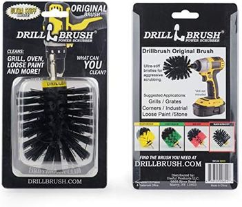 Drillbrush BBQ Grill Accessories - The Grill Brush - Grill Cleaner - Barbeque Grill - Charcoal Grill - Charbroil Grill - Electric Smoker - Smokers and Grills - Grill Scraper - Grill Cleaner - BBQ Tool