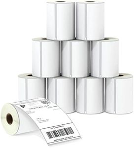 BETCKEY - 10 Rolls S0904980 Self-Adhesive Labels Compatible with DYMO, 104mm x 159mm, 2200 Extra Large Shipping Labels Using for DYMO LabelWriter 4XL