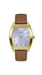 GUESS Mens Brown Gold Tone Analog Watch (Model: GW0706G2)