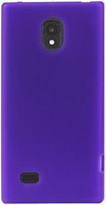 Reiko SLC10-LGVS930PP Sleek and Slim Silicone Designer Protective Case for LG Spectrum 2-1 Pack - Retail Packaging - Purple