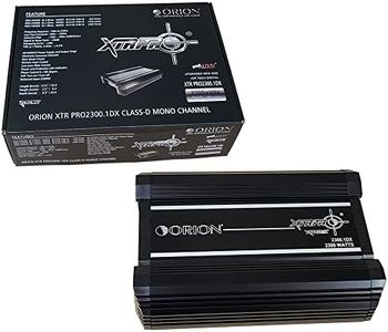 Orion XTR PRO 2300.1DX Amplifier Serie Class D-Mono Channel 2300 Watts RMS 1 Ohm W/X-Over, 100% Made in Korea car Audio amp