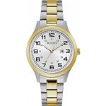 Bulova Women's 98M128 japanese-quartz white Watch