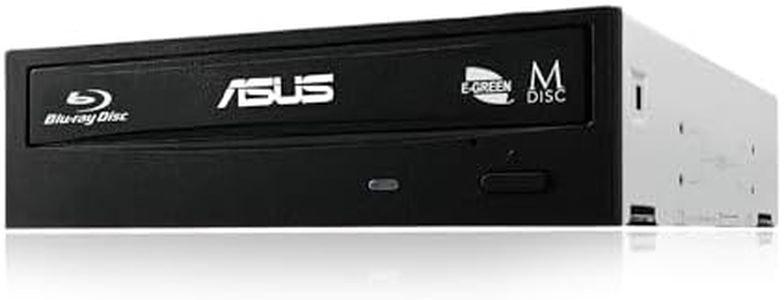 ASUS BW-16D1HT Pro Ultra Fast 16x Blu-ray Writer Drive with M-DISC Support for Data Backup, Blue-Ray 3D Support, DAD Upscaling