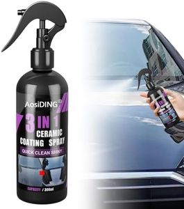 High Protection Fast Nano Ceramic Coating Spray, 2025 3 in 1 Car Wax Polish & Scratch Repair, Ceramic Car Coating Spray for Gloss Protection (300ML)