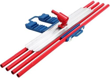 Garvee Bull Float Concrete Tools, 48"x8" Magnesium Bull Float Concrete Cement Trowel Finishing Smoothing Tool Kit with Bracket & 4x70" Handle