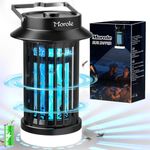 Morole Bug Zapper for Indoor Outdoor, Rechargeable Mosquito Zapper with LED Light, Portable Electric Fly Traps, Mosquito Killer, Insect Pest Control for Home, Backyard, Patio, Camping, Fishing