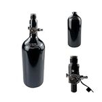 Pautaca 48/3000 air Cylinder hpa Tank 48ci 3000psi hpa Paintball Tank Aluminum Bottle HPA Air Tank with 3000psi Input 800psi Output 5/8-18UNF Inlet and G1/2-14 Outlet Thread Paintball ragelator