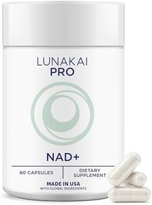 Lunakai PRO USA Made Dual-Pathway NAD+ Formula with NR & Resveratrol – Natural NAD Supplement for Women & Men – Longevity & Cellular Health Support, 60ct
