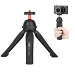 KIWIFOTOS 360° Rotatable Mini Ball Head Stand Tripod Hand Grip Stabilizer for Canon Sony Nikon DSLR Camcorder Compact System & Gopro Action Cam & iPhone/Huawei Phone Vlogging