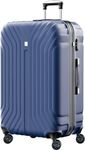 AnyZip Luggage Expandable PC ABS Durable Suitcase with Spinner Wheels TSA Lock Checked-Large 28 Inch Blue