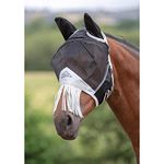 Shires Fly Mask with Nose Fringe