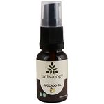 Tattvalogy Pure Avocado Oil | 100% Cold-Pressed, Pure and Natural | Undiluted, Unrefined, Therapeutic Grade Carrier Oil | Supports Deep Tissue Moisturizer for Hair Face & Skin |In Glass Bottle - 15 ml