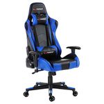 GTFORCE PRO FX RECLINING SPORTS RACING GAMING OFFICE DESK PC CAR FAUX LEATHER CHAIR (Blue)