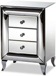 Baxton Studio 177-11068-AMZ Nightstands, Mirrored