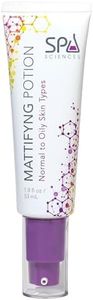 SPA SCIENCES - Mattifying Potion - Purifying Oil-control Moisturizer - With Charcoal Powder, Niacinamide, Glycolic Acid - Control, Hydrate, Protect - Vegan - For All Skin Types - 1.8oz