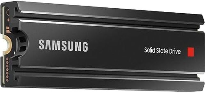 SAMSUNG 980 PRO SSD 2TB w/Heatsink PCIe Gen 4 NVMe M.2 Internal Solid State Drive, Heat Control, Max Speed, PS5 Compatible