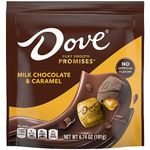 DOVE PROMISES Caramel and Milk Chocolate Candy Bag, 7.61 oz