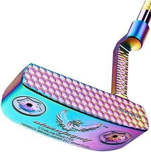 Golf Putter Men's Right Hand Club Black Red Head Covers Grips CNC Steel Mallet Professional