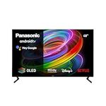 Panasonic TX-48MZ700B, 48 Inch 4K Ultra HD OLED Smart 2023 TV, High Dynamic Range (HDR), Dolby Atmos and Dolby Vision, Android TV, Google Assistant, Chromecast, 2 Feet Pedestal, Remote Control, Black