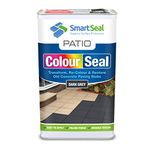 Patio ColourSeal - Colour & Restore Old Concrete Paving Slabs, Durable Paint & Sealer - Easy to Apply, Concrete Paint for Patio & Protective Patio Sealer (Dark Grey - 5 L)