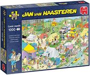 Jumbo Jan Van Haasteren Camping in Forest Jigsaw Puzzle (1000 Pieces)