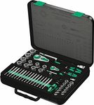 Wera 8100 SA/SC 2 Zyklop Speed Ratchet, Socket & Bit Set, 1/4" & 1/2" Drive, 43pc, 05160785001