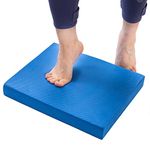 Aiweitey Stability Trainer Pad - Foam Balance Exercise Pad Cushion for Therapy, Yoga, Dancing Balance Training, Pilates,and Fitness (blue-cc)