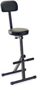 Stagg MT-300BK Professional Musicians Throne with High Backrest