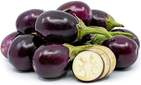 Fresh Indian Eggplant, Perfect for Curry - Ship from Florida - 2 lbs