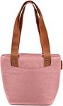 Arctic Zone Metropolis Insulated Lunch Tote Bag for Women - Lunch Box Cooler Tote Bag - Heathered Rose Tan