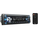 Power Acoustik PCD-51B Single-Din in-Dash CD/Mp3 AM/FM Receiver with USB Playback with Bluetooth, 11.20in. x 9.10in. x 3.20in., Black