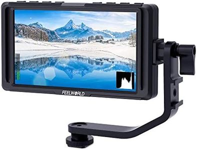 FEELWORLD F5 5 Inch DSLR On Camera Field Monitor Small Full HD 1920x1080 IPS Video Peaking Focus Assist with 4K HDMI 8.4V DC Input Output Include Tilt Arm