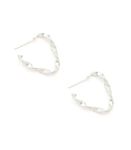 Gargi by P.N. Gadgil and Sons | 925 Sterling Silver | Silver Hoops | Gift for Sister, Gifts Women & Girls | With Hallmark & 925 Stamp (Twisted Triangle Hoops)