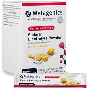 Metagenics Endura - Electrolyte Balance Supplement Powder - Hydrating Packets - With Ascorbic Acid & Calcium - Non-GMO, Gluten-Free & Vegetarian - Lemonade Flavor - 30 Packets (0.2 oz Each)