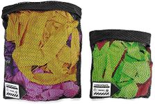 Sanabul Handwrap Laundry Bag Mesh Boxing Glove Hand Wrap Wash Bag with Zipper- Black , Large