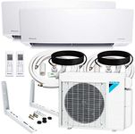 Daikin 2-Zone (9,000 BTU + 12,000 B