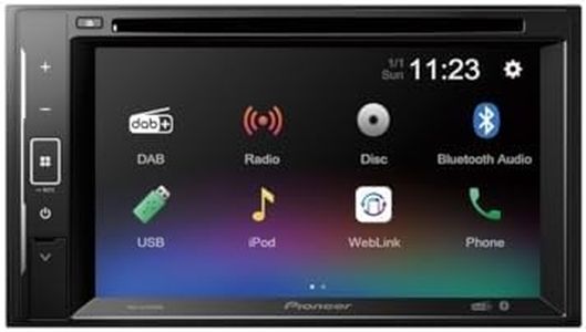 Pioneer CD/DVD Tuner AVH-A240DAB 6.2" Touchscreen Bluetooth USB WebLink FLAC
