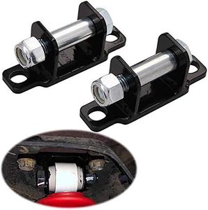 ELITEWILL Reliable Sturdy Rear Stock Shock Upper Bar Pin Eliminator Fit for 1997-2018 Jeep Wrangler JK TJ 1089