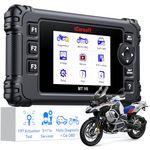 iCarsoft MT V6 Motorcycle Diagnostic Tool for BMW with 115 Resets 197 Active Tests, Full System Motorbike OBD2 Scanner Code Reader/Auto VIN/Freeze Frame Data/Live Data/Free Lifetime Upgrade