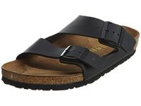 Birkenstock Arizona Bs Black Leather Sandal - 6M / 4M