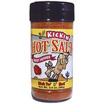 Kickin' Hot Spicy Ghost Pepper Salt – 3.4oz. Shaker Jar - Perfect Flavored Salt for Popcorn Seasoning, Margarita Salt and French Fry Seasoning - Premium Gourmet Gift